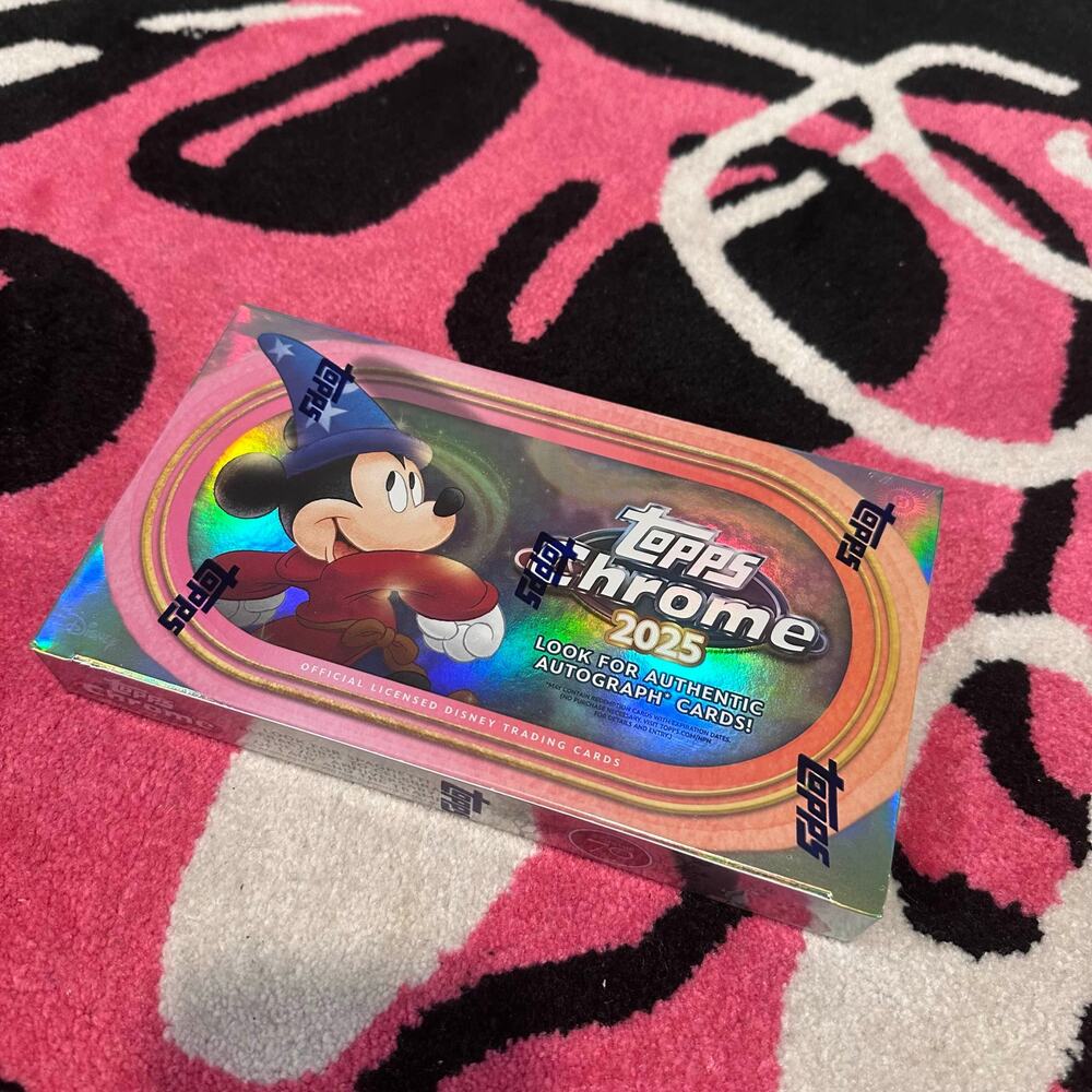Topps Chrome Disney – Hobby Box – Brand New In Hand – Next Day Shipping